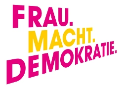 Logo Frau macht Demokratie © Landkreis Oldenburg